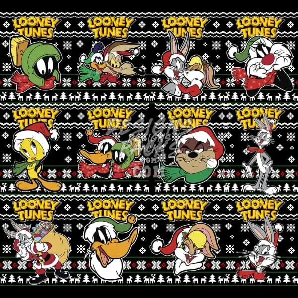16 Cartoon Ugly Christmas Designs Bundle PNG designspacks