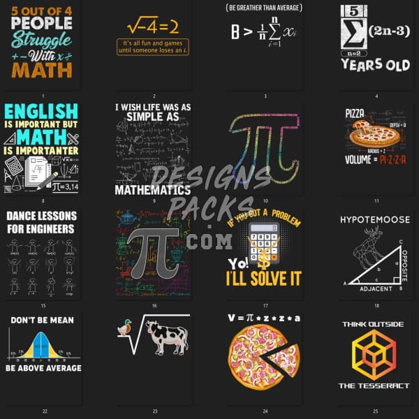 28 Math V2 Designs Bundle designspacks