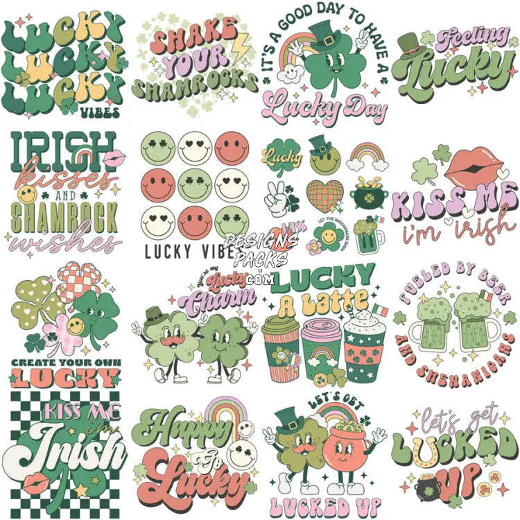 39 Mixed St. Patrick’s Day Designs Bundle Png