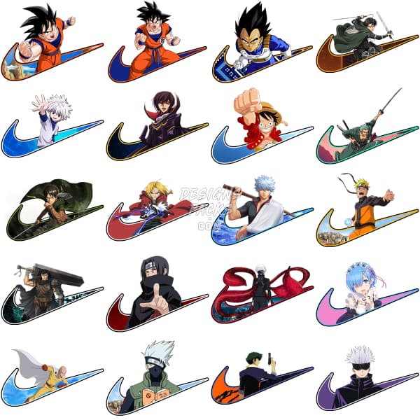 40 Anime Swoosh Sport Designs Bundle Png