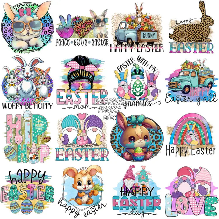 50 Mixed Easter Day Designs Bundle Png