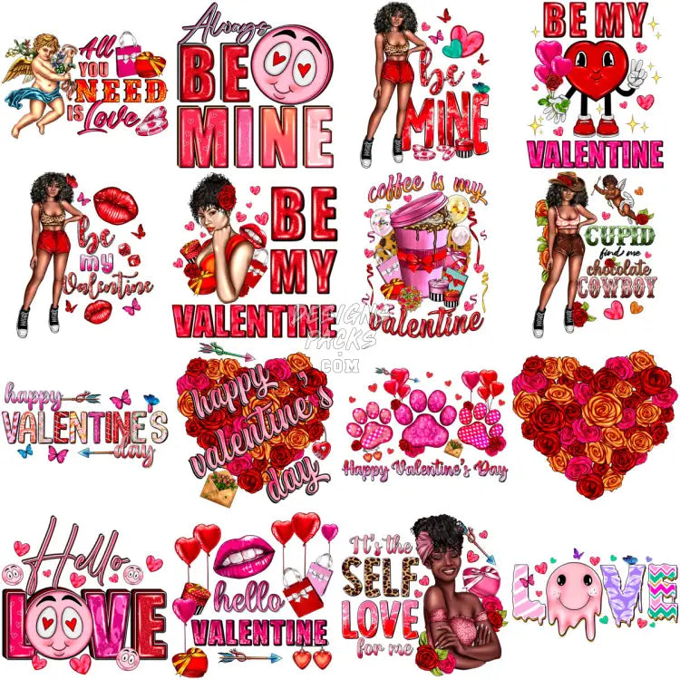 50 Valentines Day Designs Bundle Png