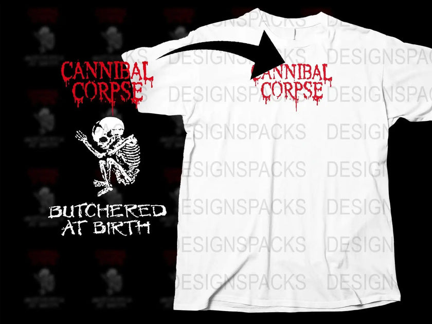 Cannibal Corpse-Camiseta'butchered At Birth'(Explicit) - Escorrega o Preço Cannibal Corpse-Camiseta'butchered At Birth'(Explicit) - Escorrega o Preço