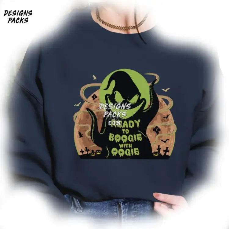 Horror Halloween The Nightmare Before Christmas Ready To Boogie With Oogie Png Design