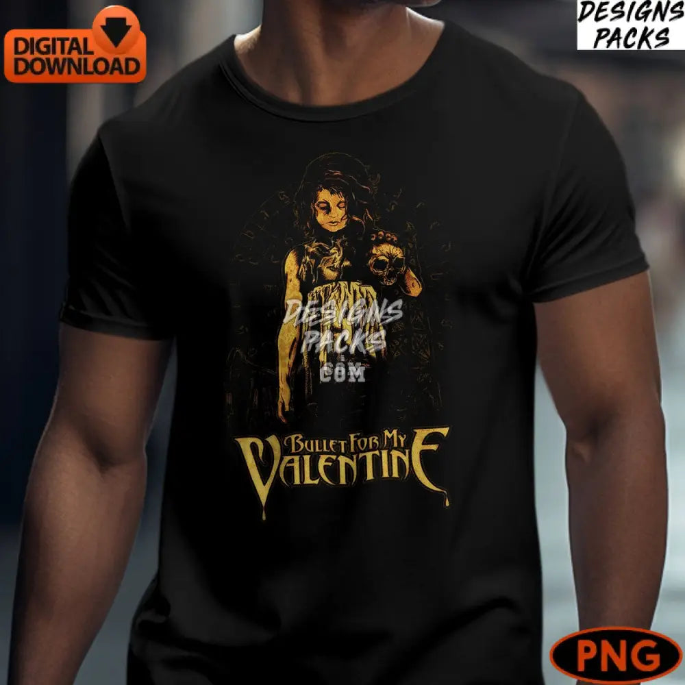 Vintage Valentine Halftone Rock Design Instant Download Modern Digital Png Romantic Artwork