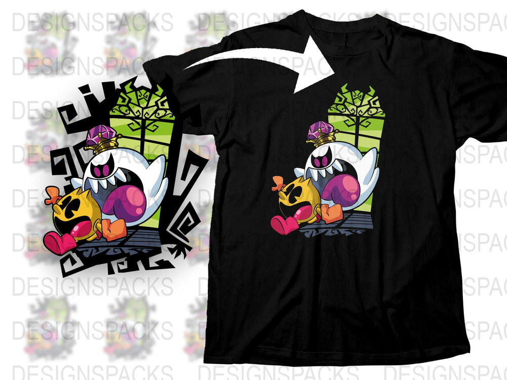Colorful Cartoon Birds T-Shirt, Playful Animal Graphic Tee, Vibrant Casual Streetwear, Unique Artistic Design Apparel for All Ages