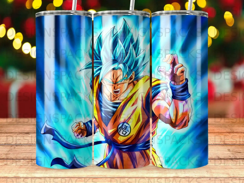 Goku Super Saiyan Blue Dragon Ball Z Tumbler product type