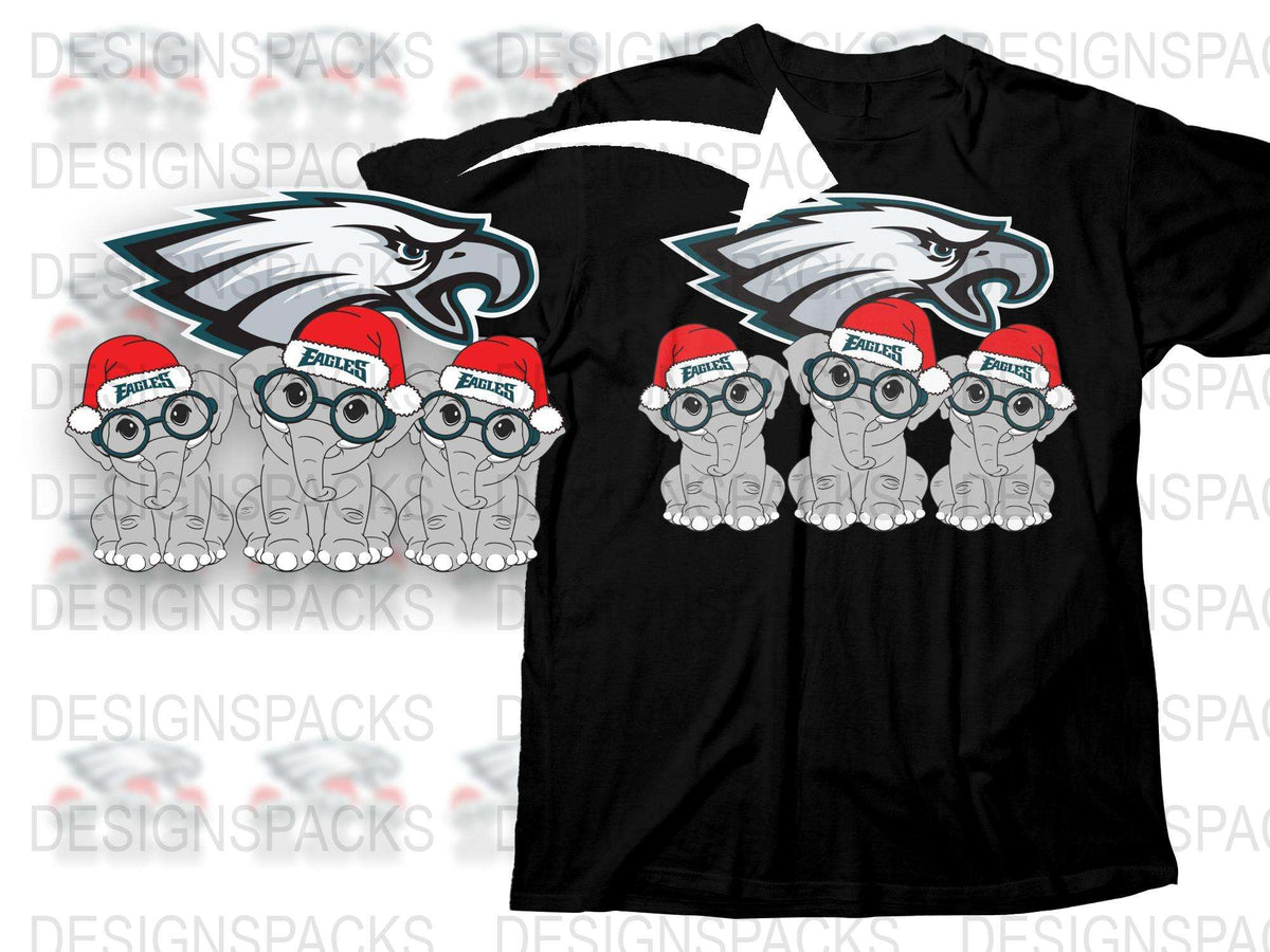 Philadelphia Eagles Christmas Minions T-Shirt, Holiday Minions Graphic Tee, Unisex Football Fan Apparel