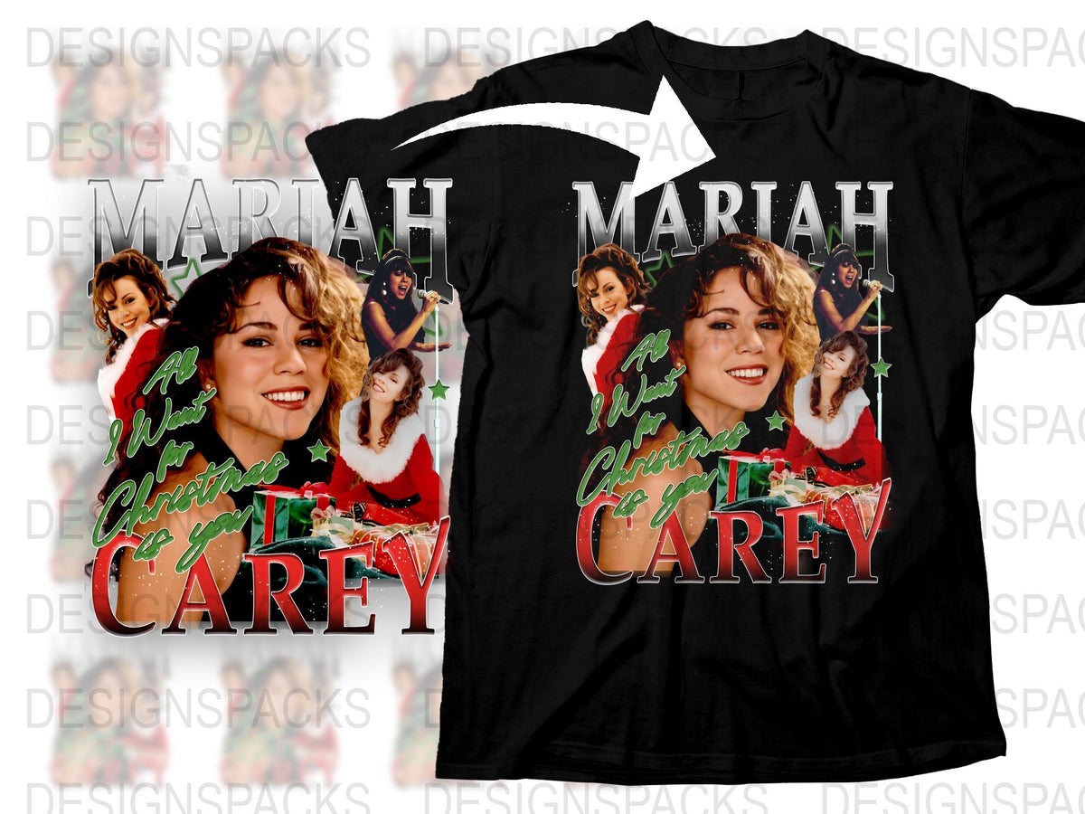 Mariah Carey Graphic T-Shirt, Vintage Pop Diva Tee, 90s Music Style Apparel, Collectible Fan Merchandise
