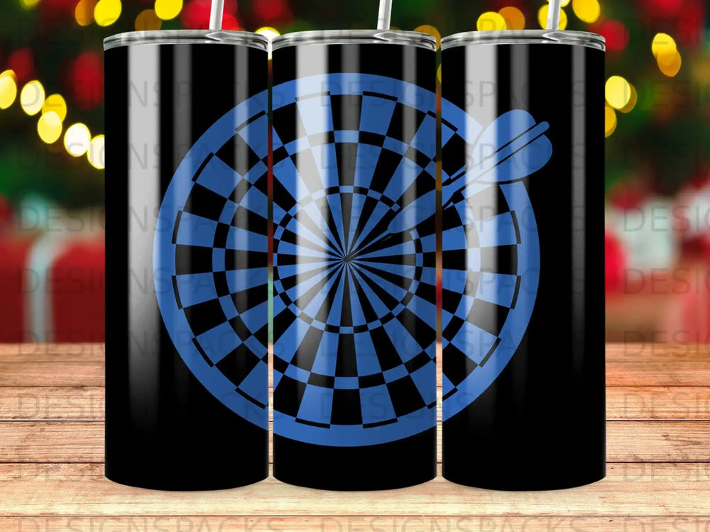 Blue Black Dartboard Dart Target Game Design product type