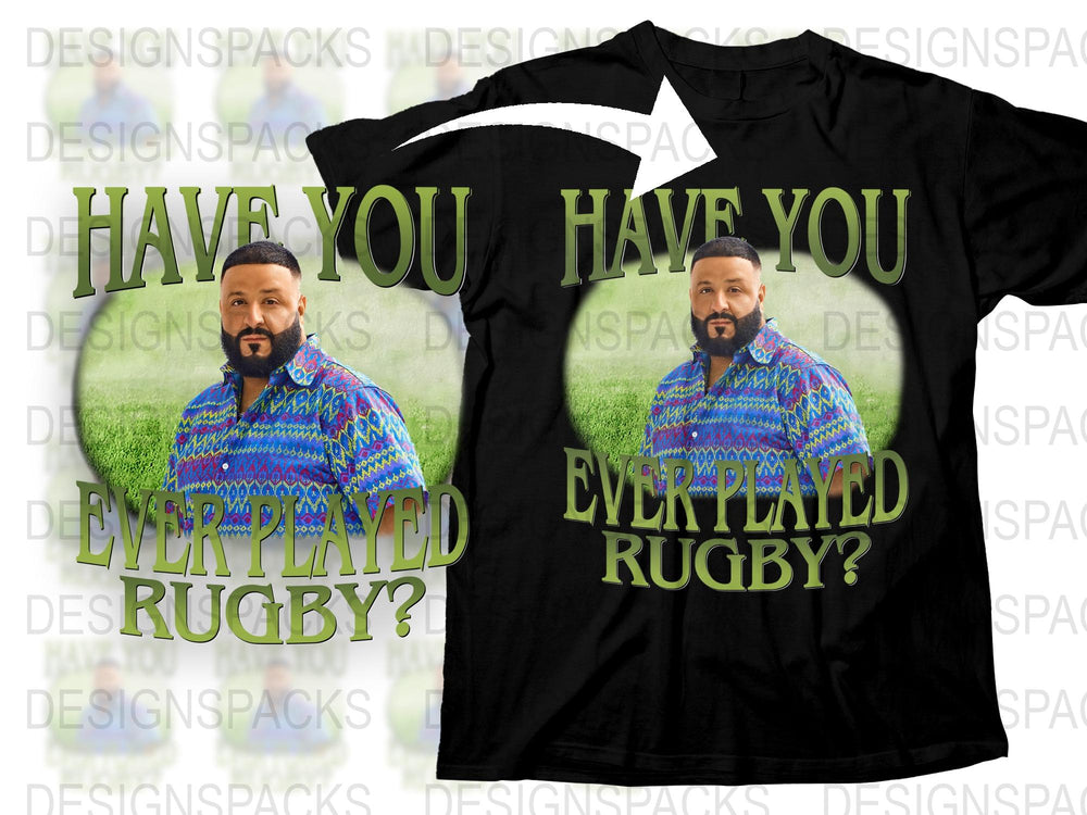 Men's Graphic T-Shirt 'Have You Ever Played Rugby?' Casual Sport Tee, Colorful Design