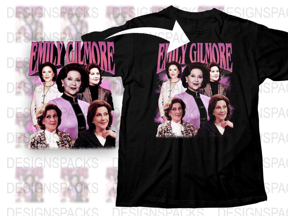 Emily Gilmore T-Shirt, Gilmore Girls Fan Tee, Vintage Style Graphic Shirt, TV Show Merchandise