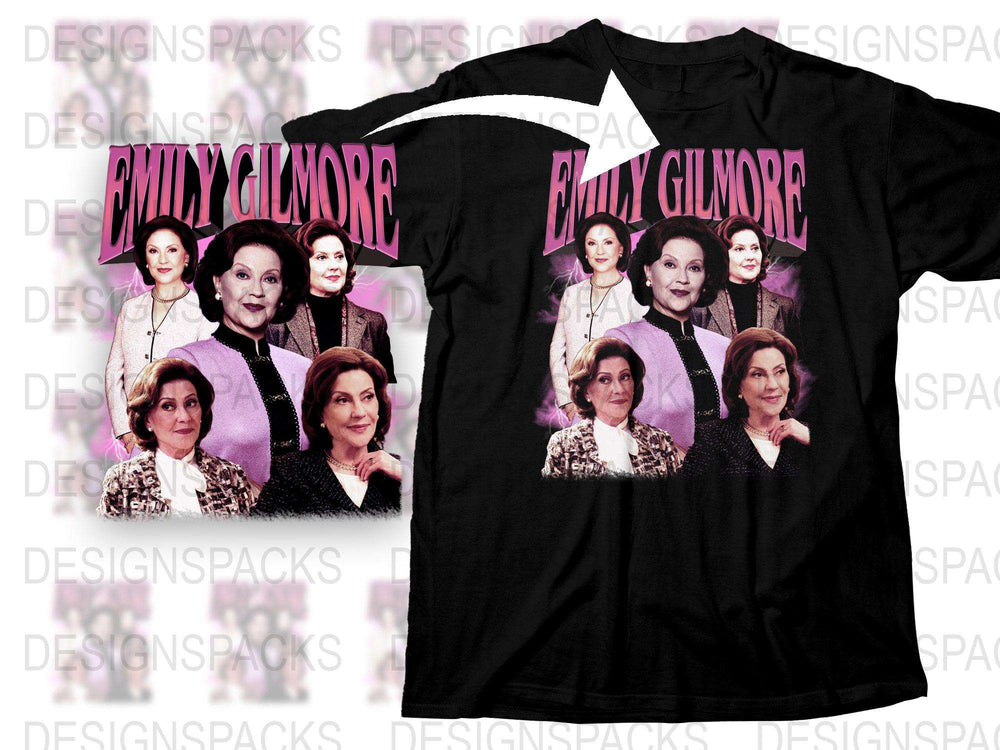 Emily Gilmore T-Shirt, Gilmore Girls Fan Tee, Vintage Style Graphic Shirt, TV Show Merchandise
