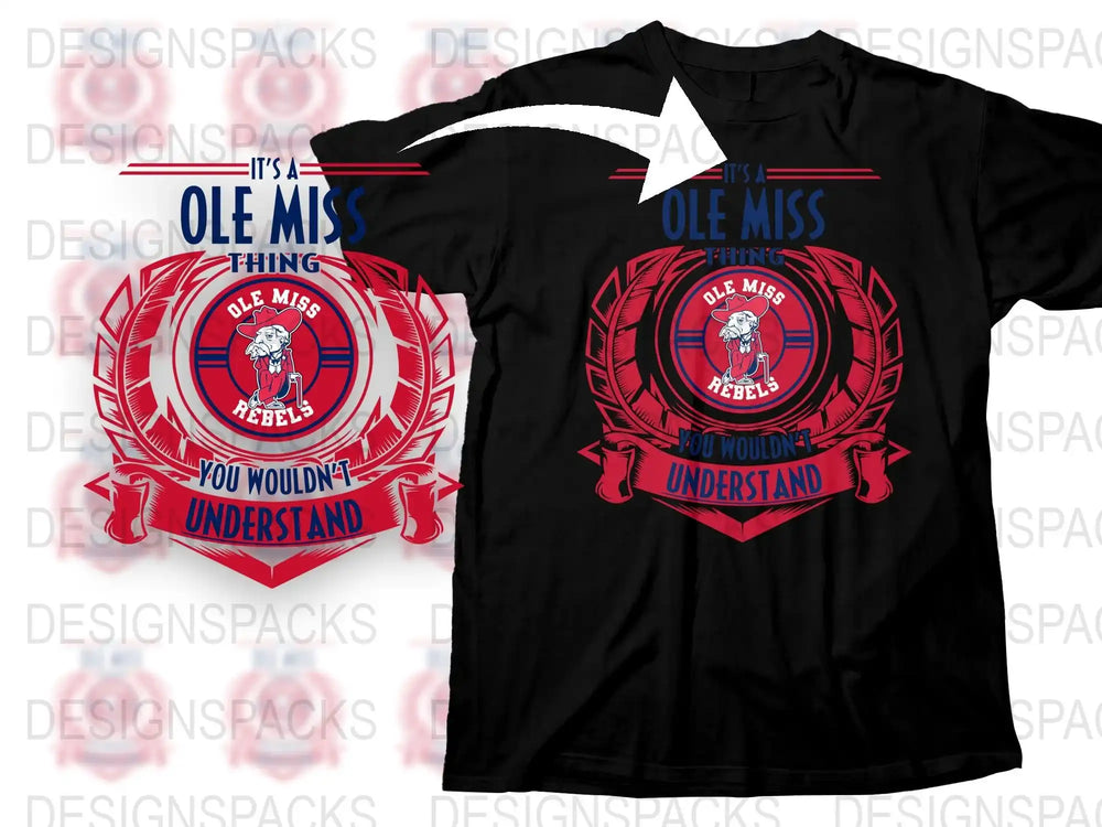 Ole Miss Rebels T-Shirt, University Sports Fan Apparel, Graphic Tee, Unisex Collegiate Shirt