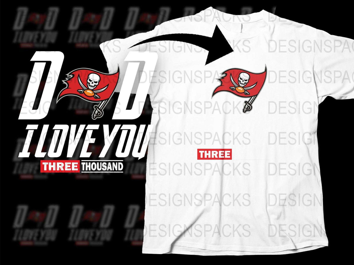 Buccaneer Skull Graphic Tee, I Love You Three Thousand T-Shirt, Unisex White Shirt