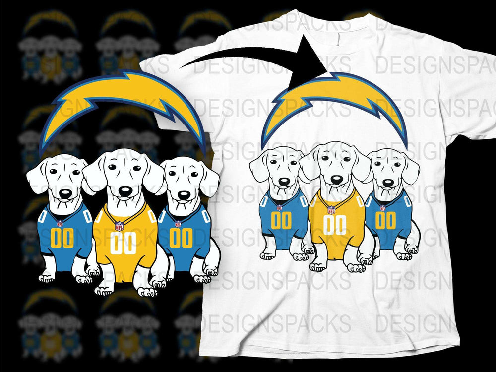 Cute Labrador Dogs Sports Team T-Shirt, Cartoon Puppy Fan Apparel, Family Matching Outfits
