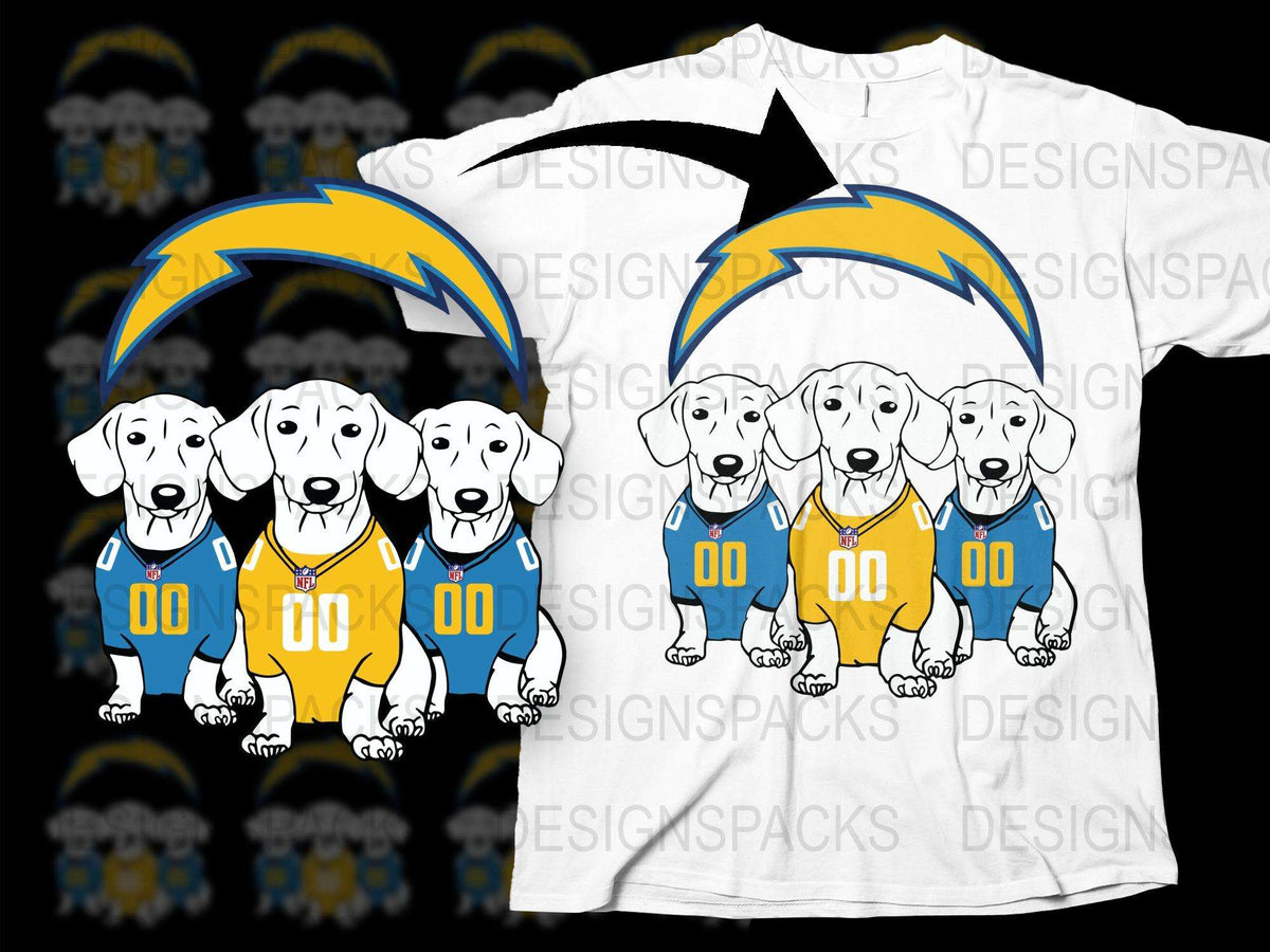Cute Labrador Dogs Sports Team T-Shirt, Cartoon Puppy Fan Apparel, Family Matching Outfits