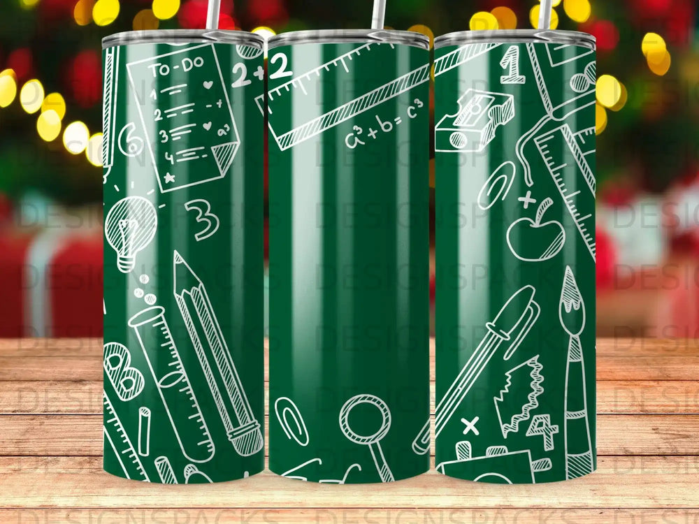 Green Chalkboard School Doodles Teacher Student Educational product type