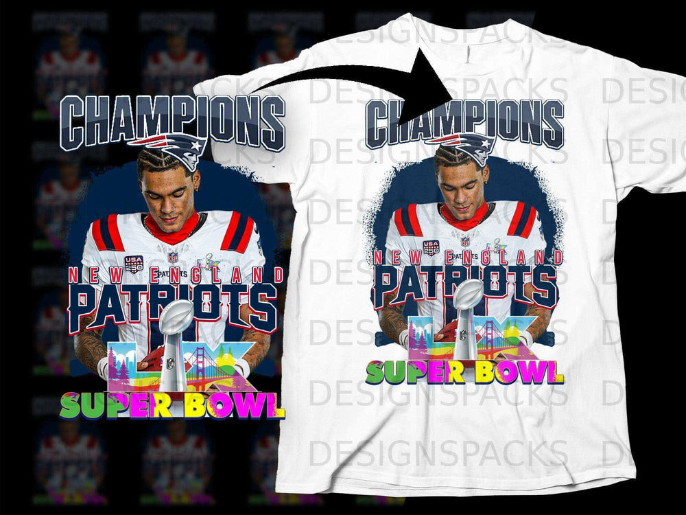 New England Patriots Champions Super Bowl T-shirt