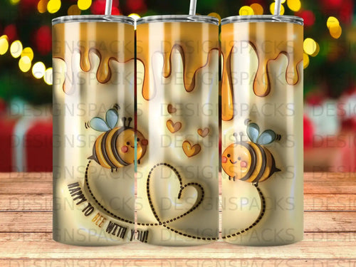 Bumblebee with hearts and 