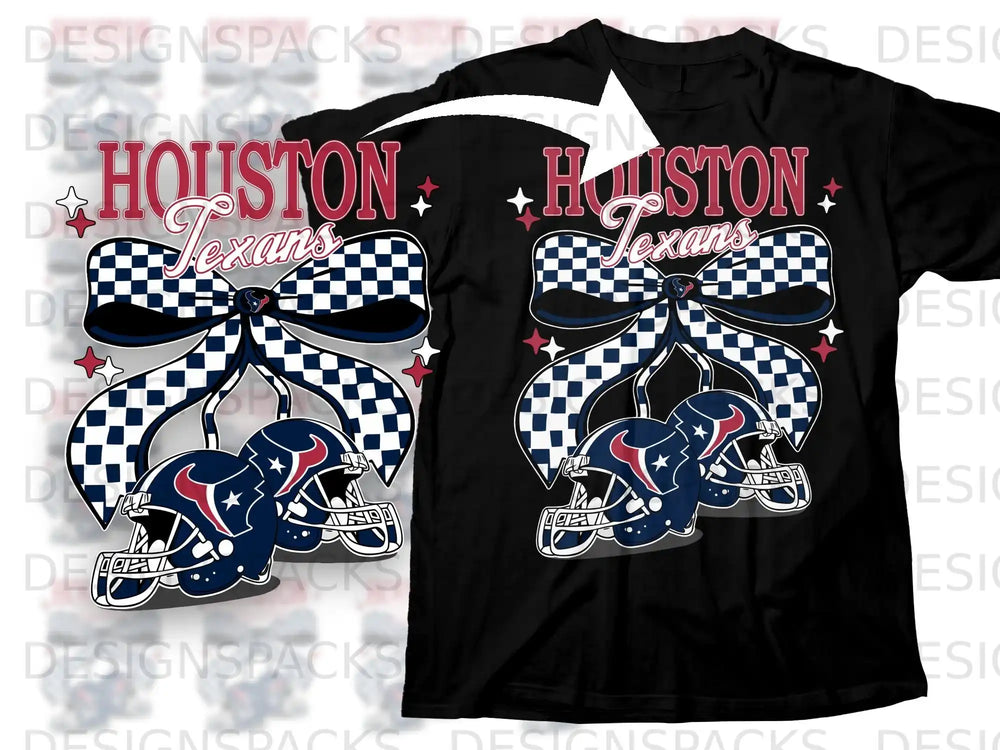 Houston Texans Bow and Helmets Graphic product