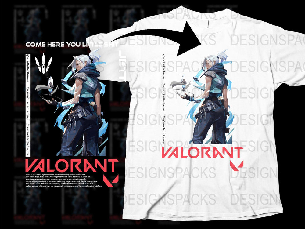 Valorant T-Shirt, Yoru Character Graphic Tee, Gaming Apparel, Unisex Cotton Shirt, Cool Gamer Gift, Trendy Video Game Clothing