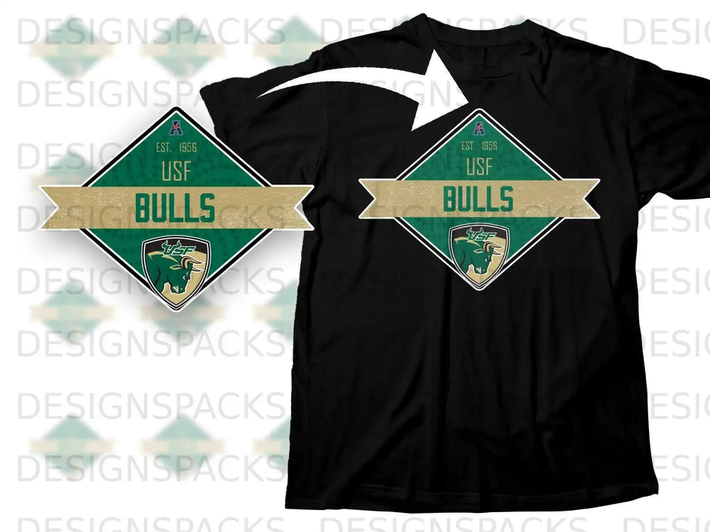 USF Bulls 1956 Est Graphic Tee Bulls Apparel