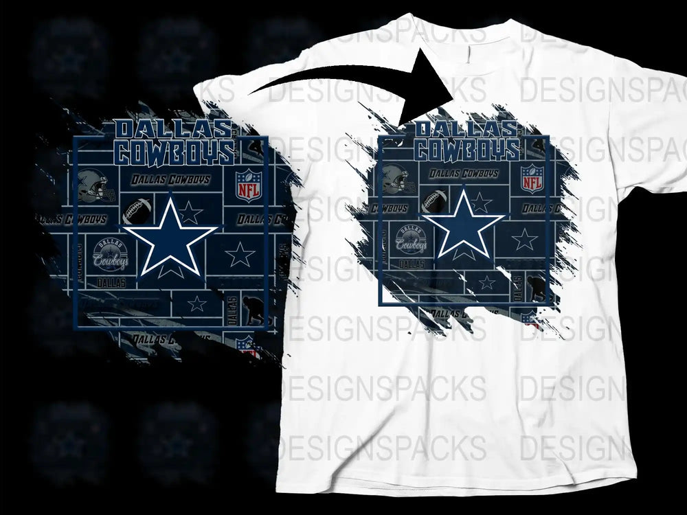 Dallas Cowboys T-Shirt Vintage Style NFL Football Team Graphic Tee Unisex