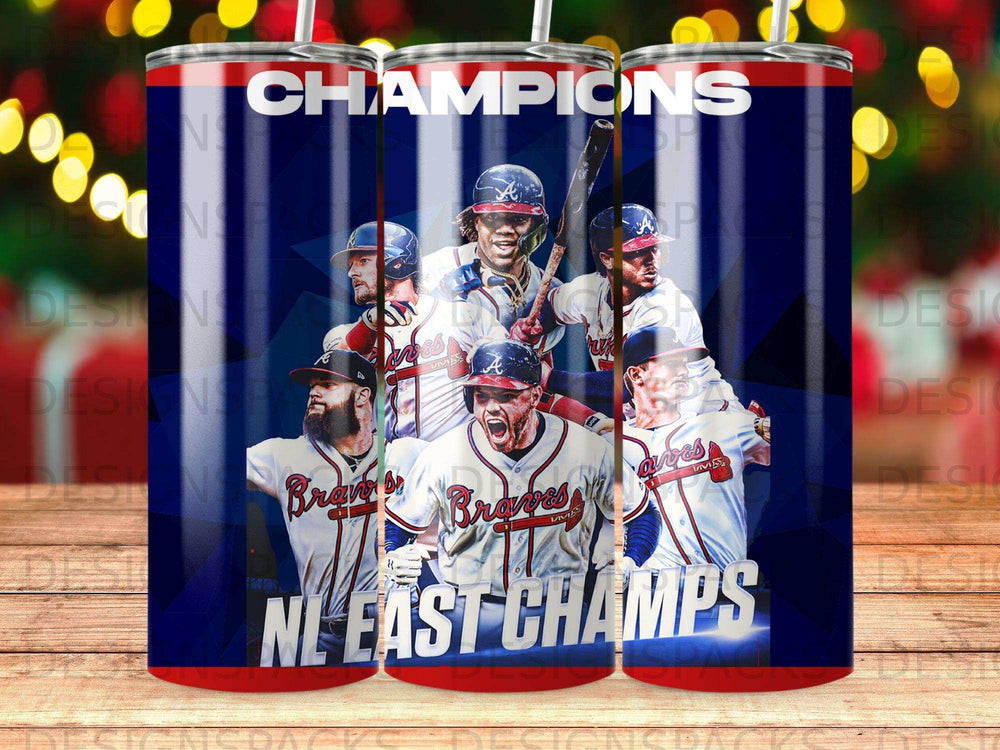 Atlanta Braves Champions NL East Champs Tumbler product type