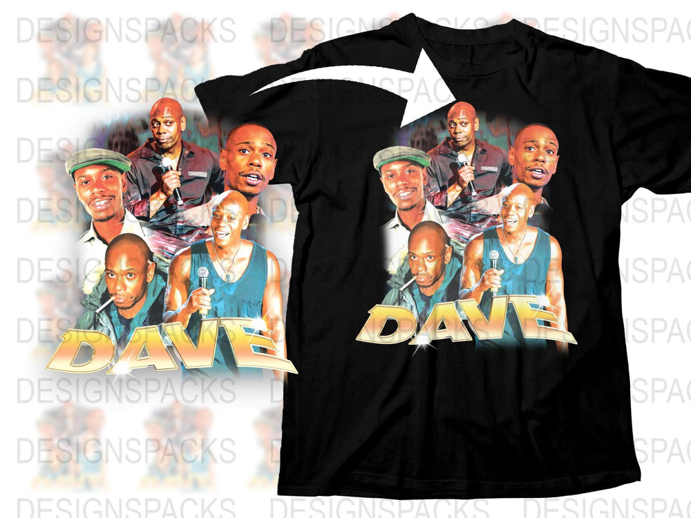 Dave Chappelle Graphic T-Shirt, Comedian Print Tee, Casual Streetwear, Unisex Fashion Top, Unique Gift Idea, Pop Culture Apparel