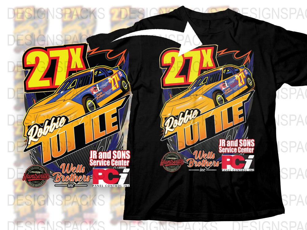 Vintage Racing T-Shirt, Dohrco Hotline Graphic Tee, Retro Race Car Design, Bold Colorful Print, Unisex Shirt for Car Enthusiasts