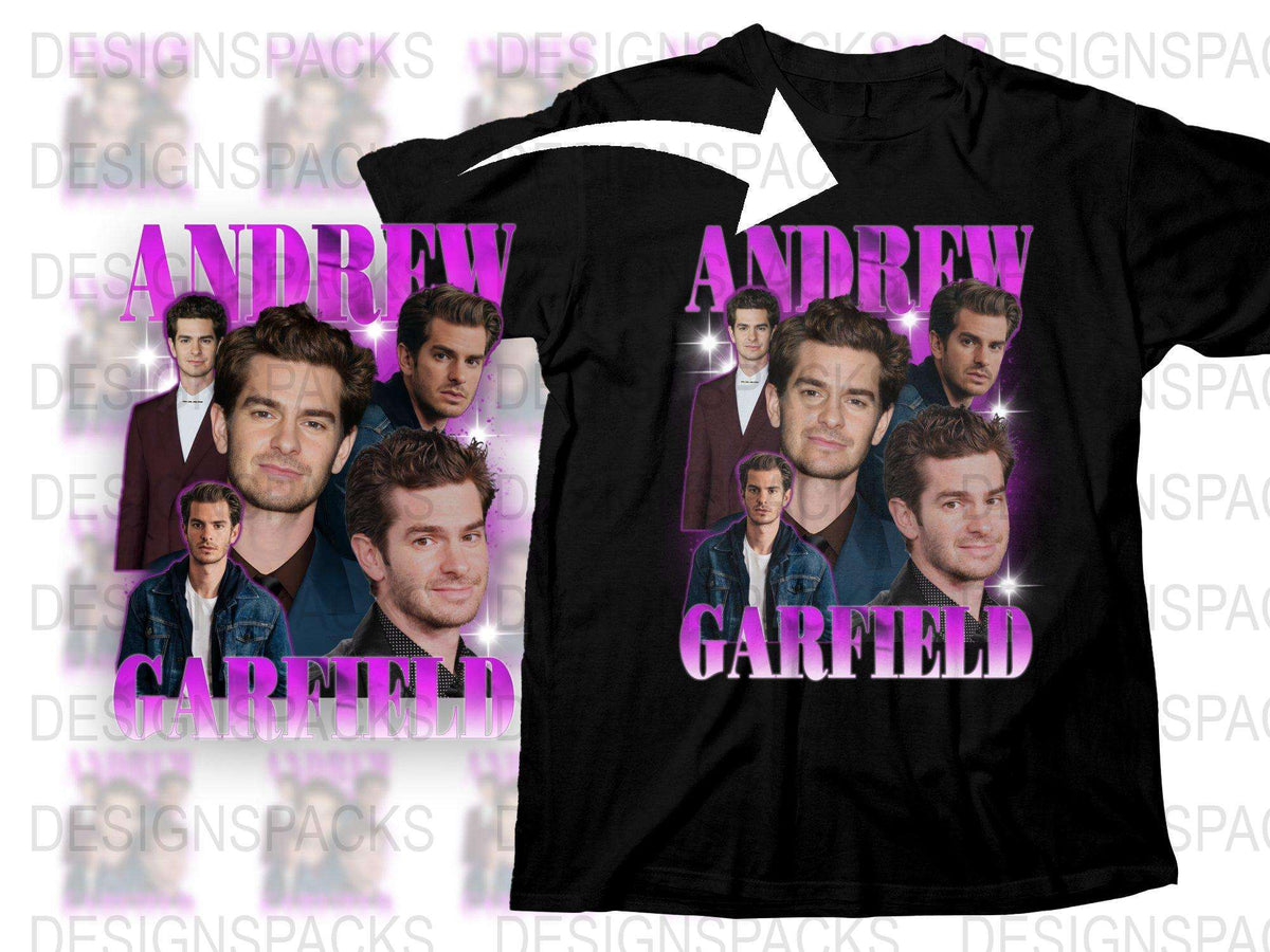Andrew Garfield Fan T-Shirt, Multiple Poses, Celebrity Actor Graphic Tee, Unique Gift Idea