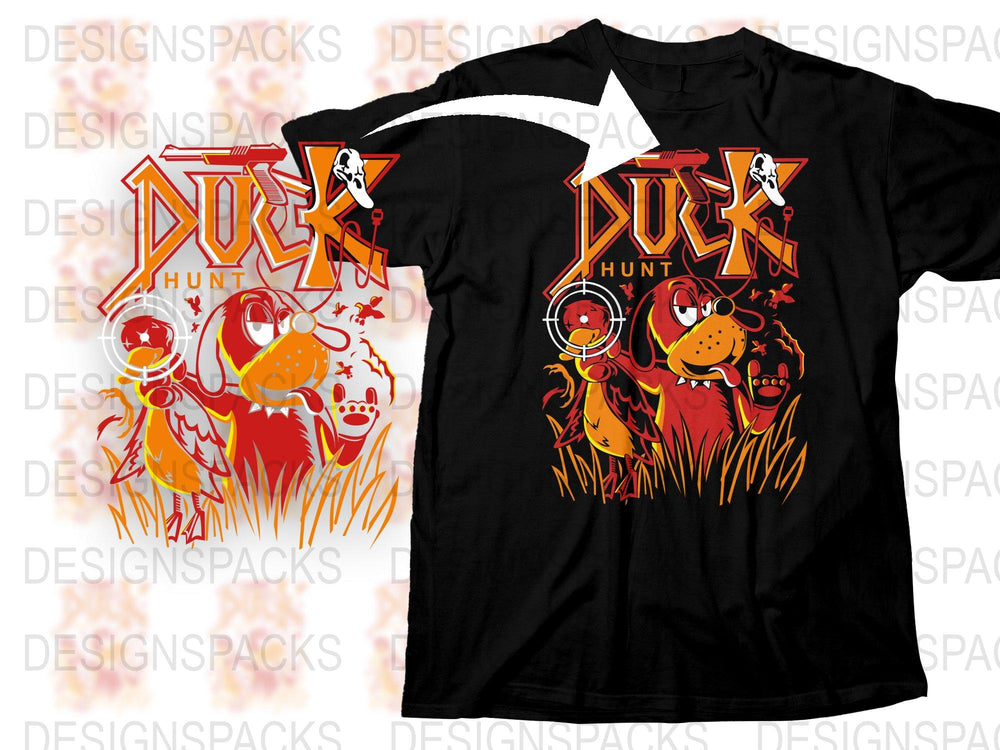 Vintage Duck Hunt T-Shirt, Retro Video Game Tee, Classic Gaming Shirt, 80s Nostalgia, Unique Gift for Gamers