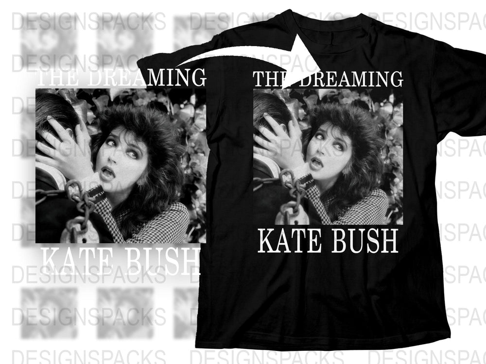 Vintage Kate Bush Dreaming T-Shirt, Classic Pop Icon Music Tee, Retro 80s Graphic Shirt, Unisex Band Merchandise, Collectible Music Apparel