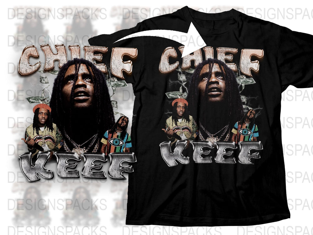 Chief Keef Graphic T-Shirt, Hip-Hop Artist Tee, Urban Streetwear, Vintage Style Band Shirt, Music Fan Apparel, Concert Merchandise