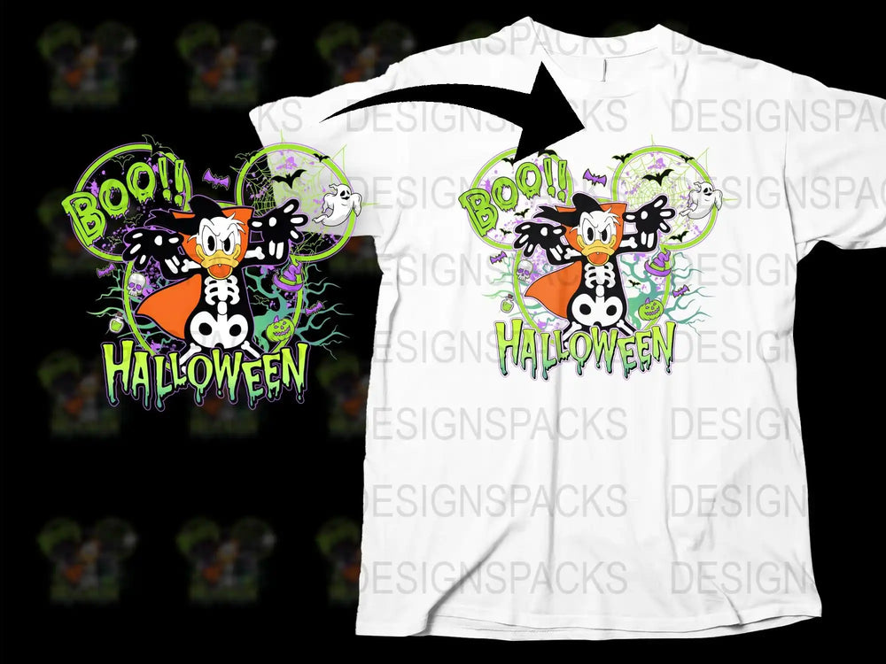 Halloween Kids T-Shirt Cute Ghost and Pumpkin Graphic Boo Spooky Fun Holiday Apparel for Children