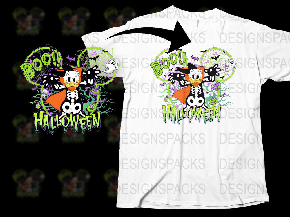 Halloween Kids T-Shirt Cute Ghost and Pumpkin Graphic Boo Spooky Fun Holiday Apparel for Children