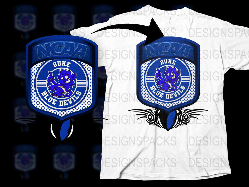 Duke Blue Devils NCAA Foam Finger and T-Shirt Set, Sports Memorabilia, Fan Gear