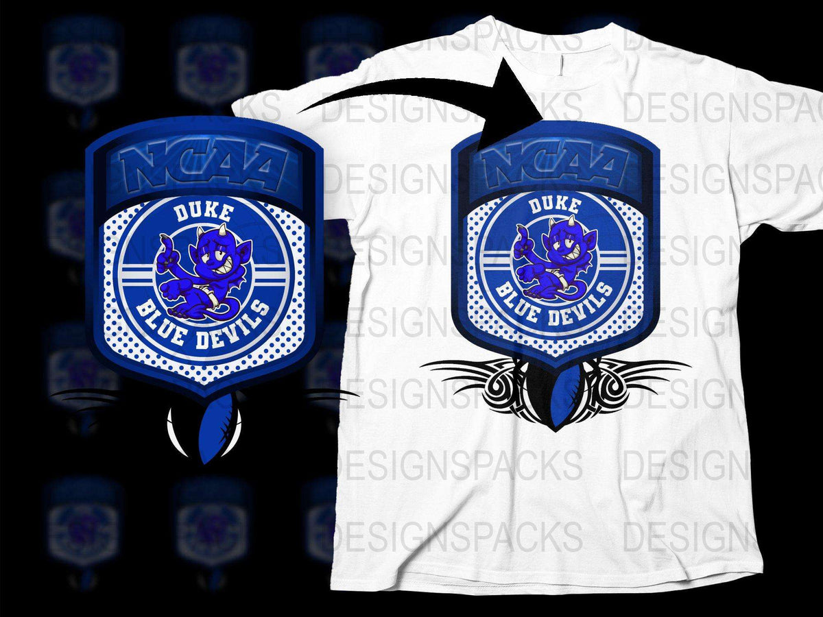 Duke Blue Devils NCAA Foam Finger and T-Shirt Set, Sports Memorabilia, Fan Gear
