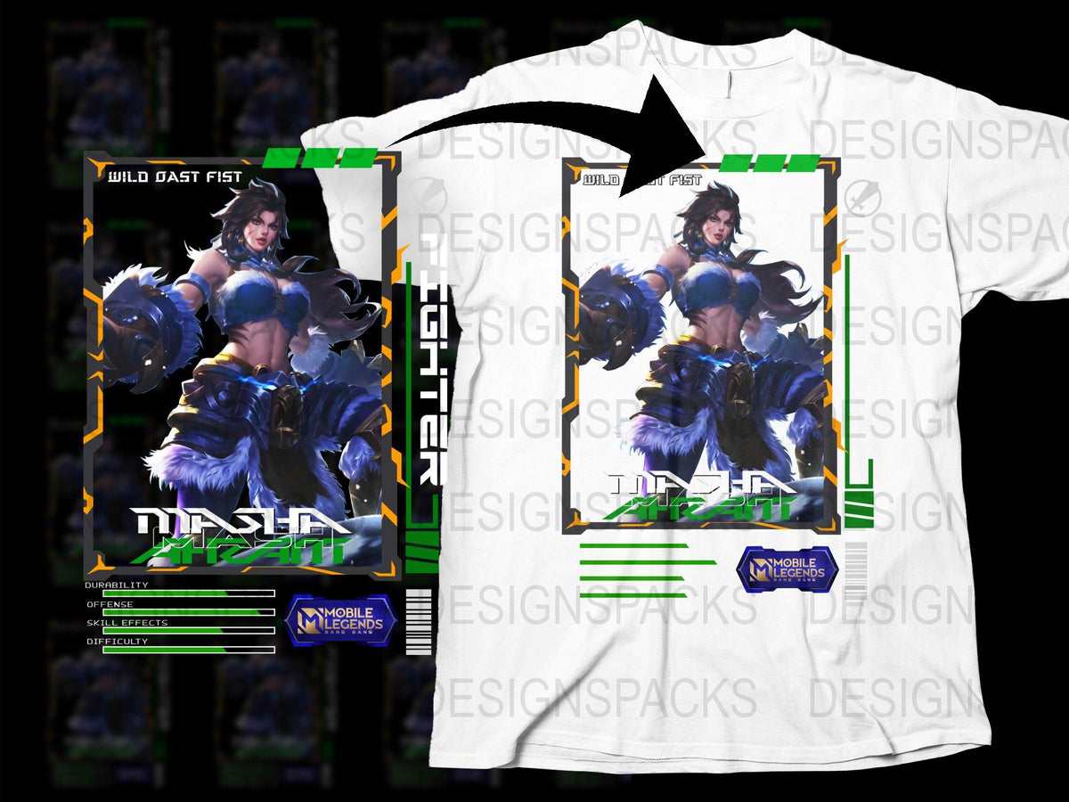 Mobile Legends Wild Cast Fist T-Shirt, Graphic Tee, Gaming Apparel, Unisex Clothing