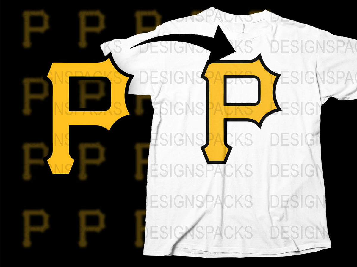 Bold Graphic P Letter T-Shirt, Unisex White Tee with Yellow Design, Casual Streetwear, Unique Typography Fashion Shirt