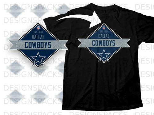 Vintage Dallas Cowboys NFL Graphic T-Shirt for Fans