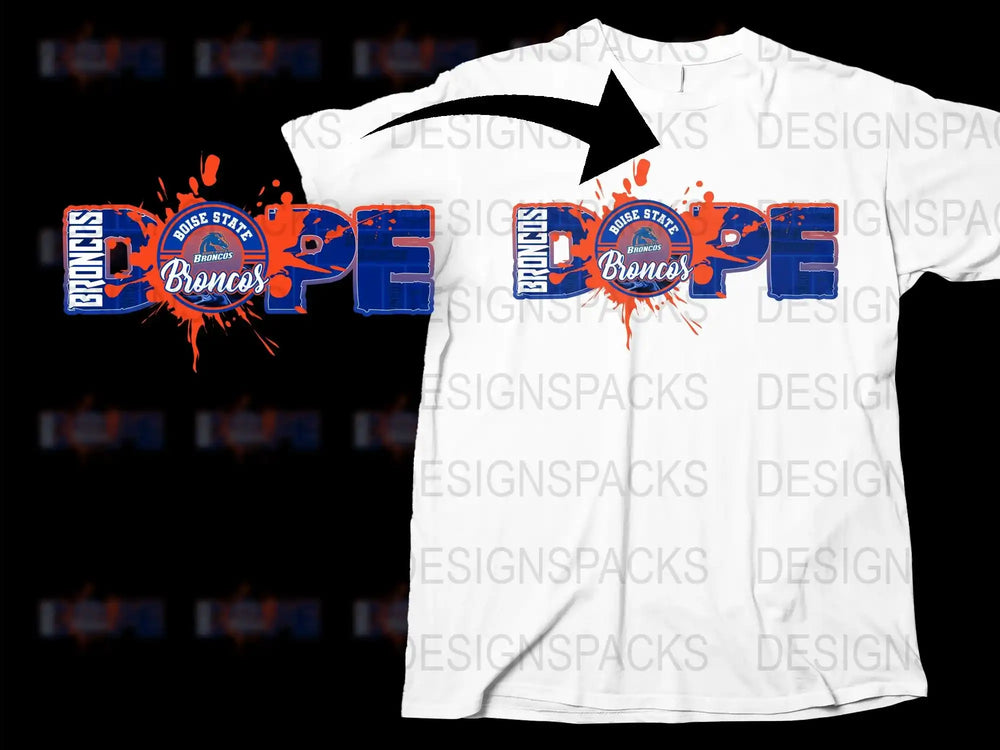 Vintage Boise State Broncos T-Shirt, Retro College Football Graphic Tee, Unisex Sports Fan Apparel