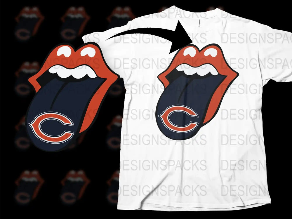 Chicago Sports Team Inspired T-Shirt, Red and Blue Logo, Casual Wear, Unisex Shirt, Fan Merchandise, Graphic Tee
