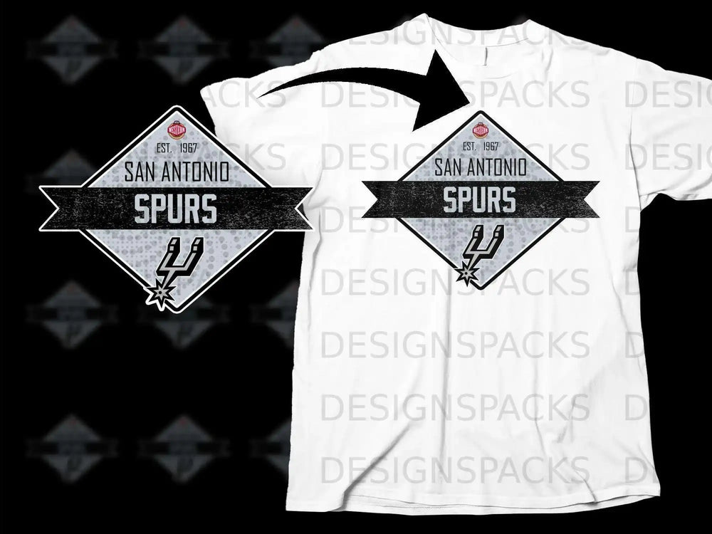 San Antonio Spurs Est. 1967 Graphic Tee Shirt