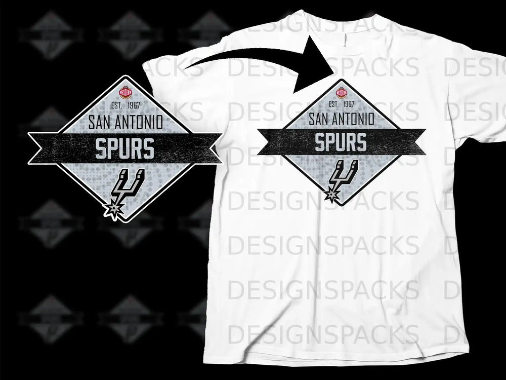 San Antonio Spurs Est. 1967 Graphic Tee Shirt