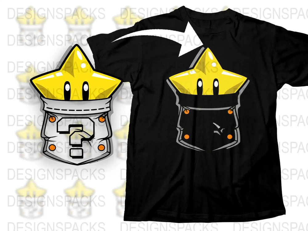 King Chess Piece Graphic T-Shirt, Unique Chess Lover Gift, Black and Yellow, Men's and Women's Sizes Available