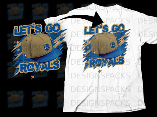 Let's Go Royals Graphic Tee for Fans