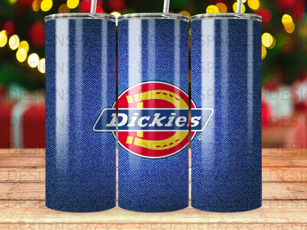 Dickies Logo Blue Denim Texture Pattern Tumbler product type