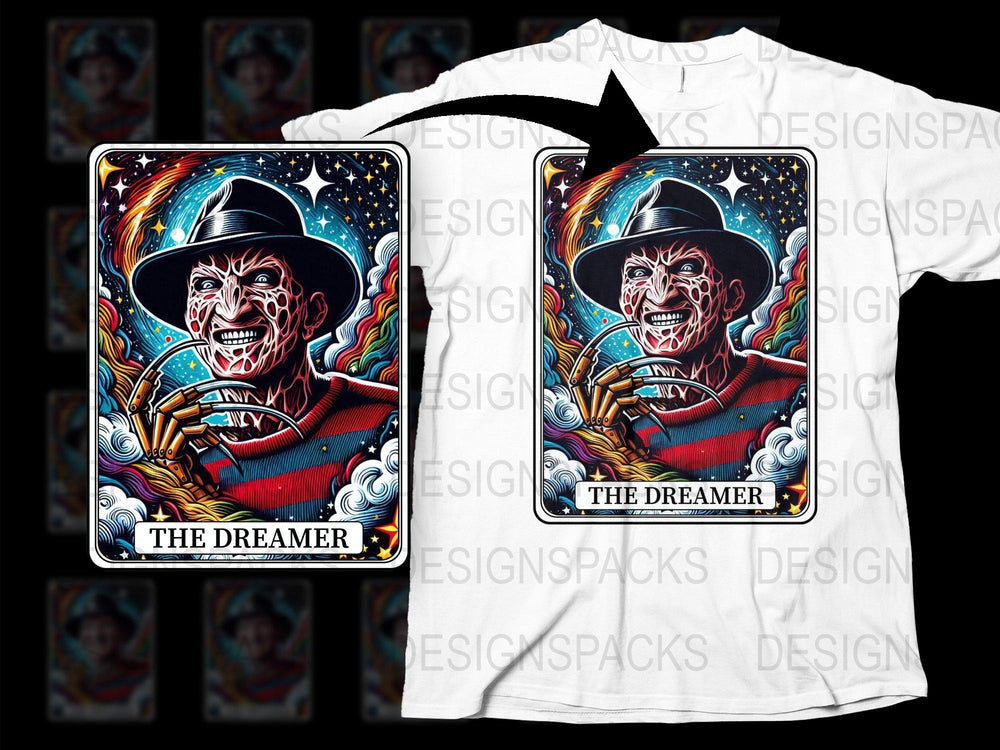 Vintage Clown Graphic T-Shirt, The Dreamer Colorful Art Tee, Unique Circus Style Shirt, Cool Men's and Women's Top